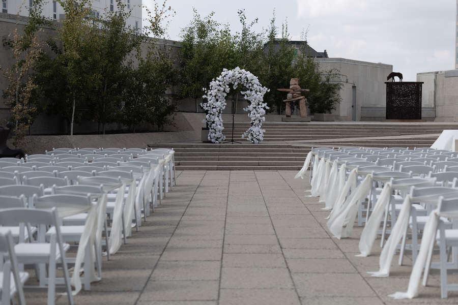 Modern Wedding at the Winnipeg Art Gallery