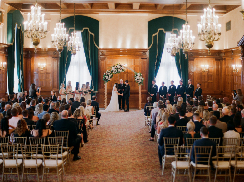 Modern hotel wedding with vintage flare by Melanie Parent Events