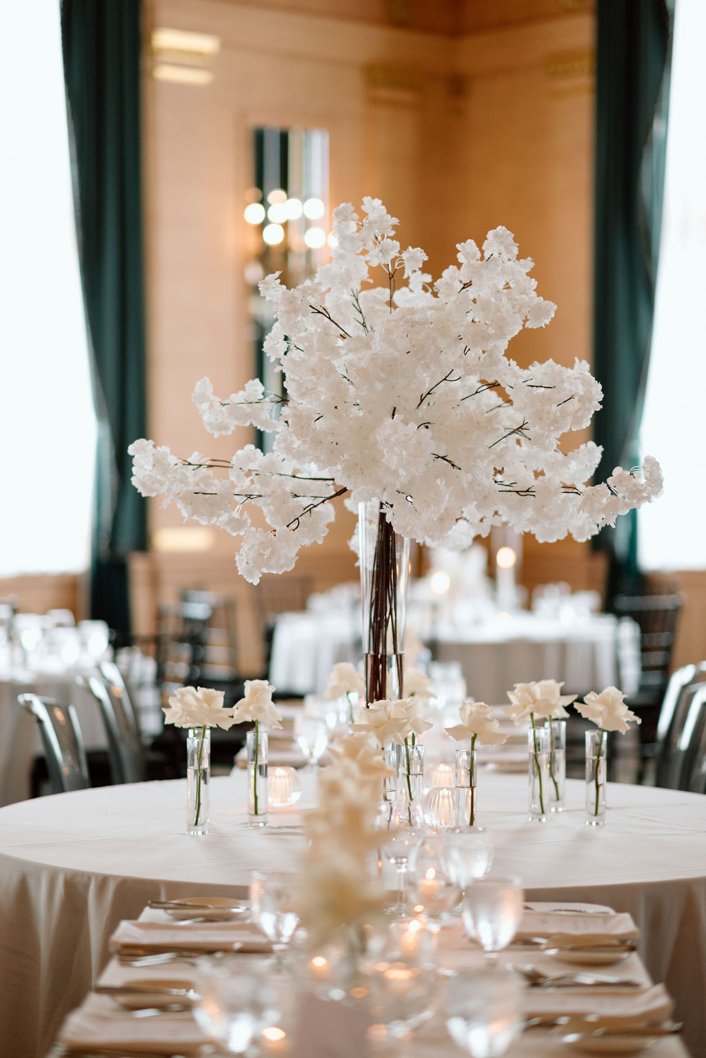 silk wedding flowers