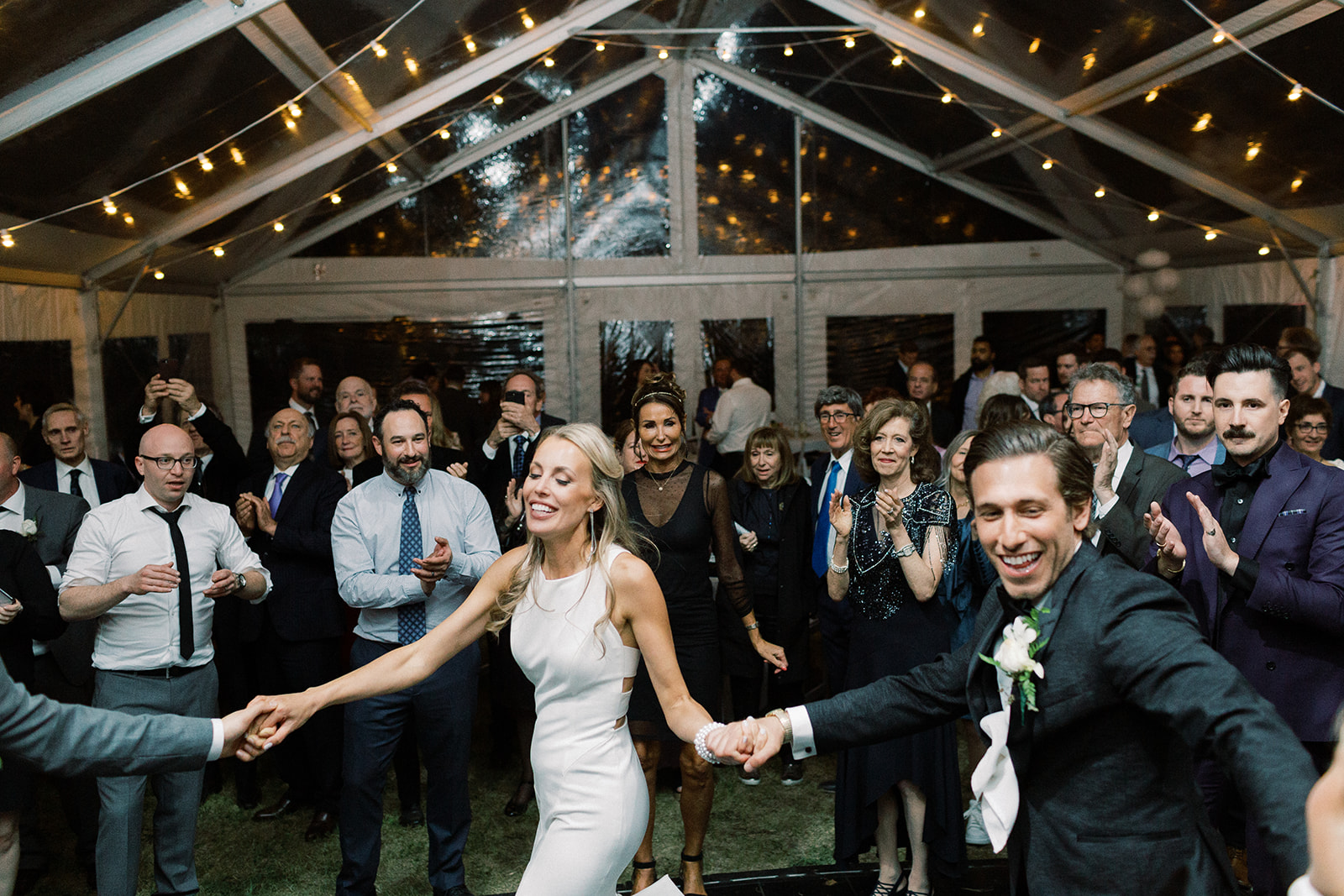Winnipeg backyard tent wedding