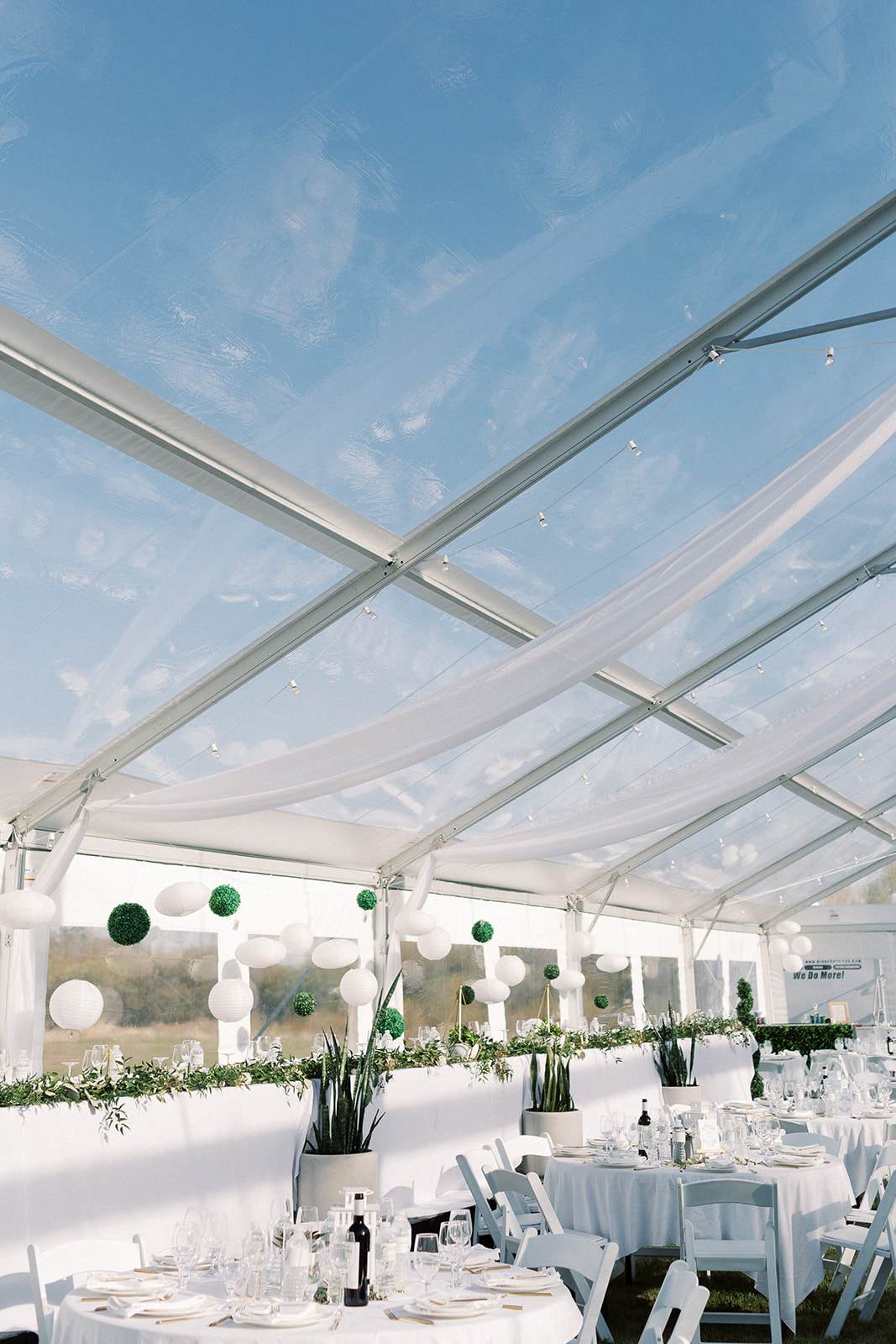 Winnipeg backyard tent wedding