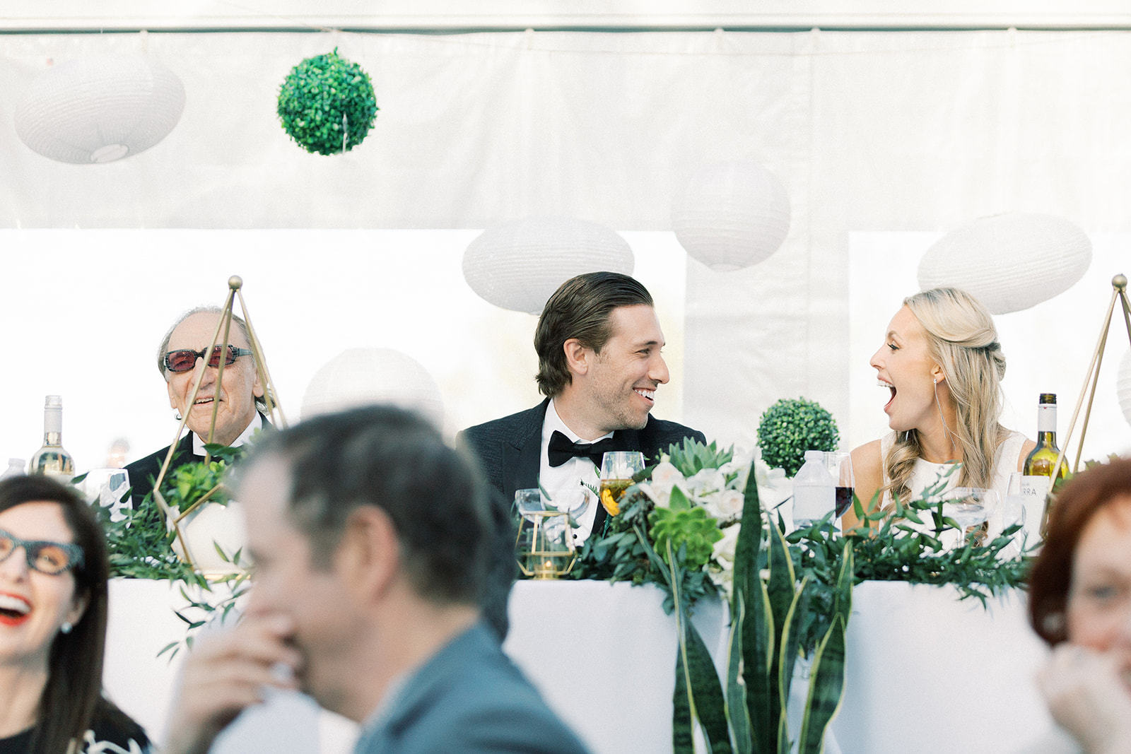 Winnipeg backyard tent wedding