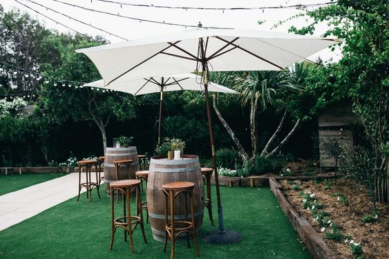 Cocktail wedding styling ideas